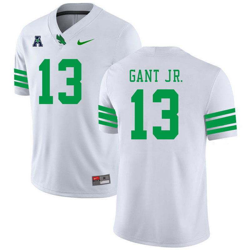 #13 Chris Gant Jr. North Texas Mean Green College Football Jerseys Stitched-White